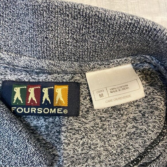 Disney Foursome M Grumpy Embroidered Snow White Mens Polo Shirt in Heather Grey - Picture 13 of 16